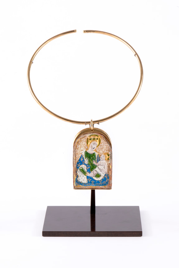 PENDANT WITH AN IMPORTANT GOTHIC MINIATURE, &nbsp;