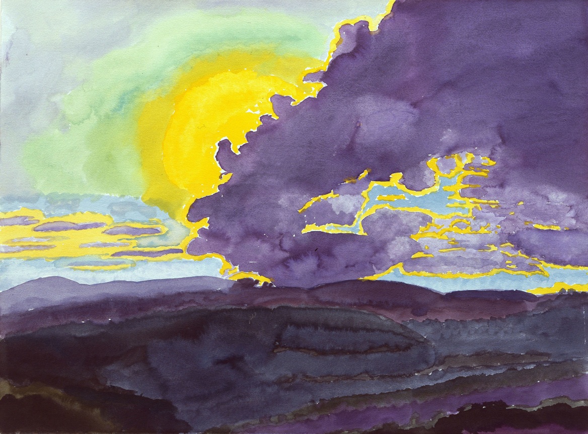 Graham Nickson, Sarageto VIII, 2008    Watercolor on paper 22 x 30 inches