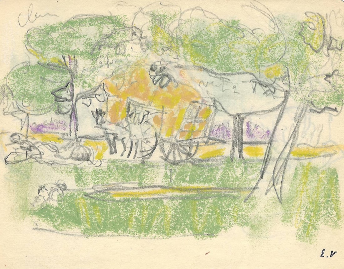 Edouard Vuillard La Charette de foin, c. 1905-07