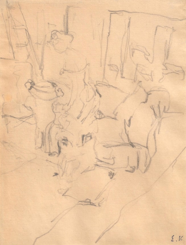 Femme se deshabillant, c. 1905, &nbsp;