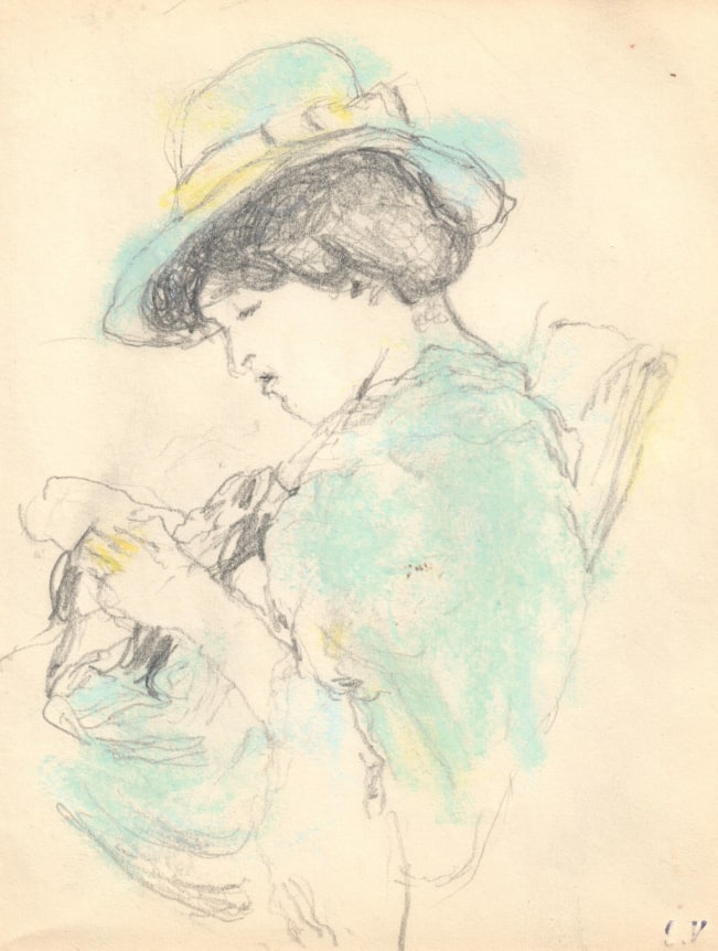 Edouard Vuillard Lucie Hessel en vill&eacute;giature &agrave; Amfreville, 1905-1907