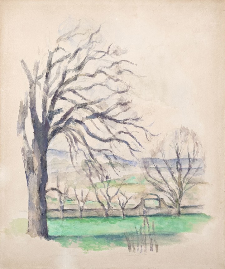 Paul Cezanne  Arbre dépouillé au Jas du Bouffan (Bare Trees at the Jas du Bouffan), 1878-80