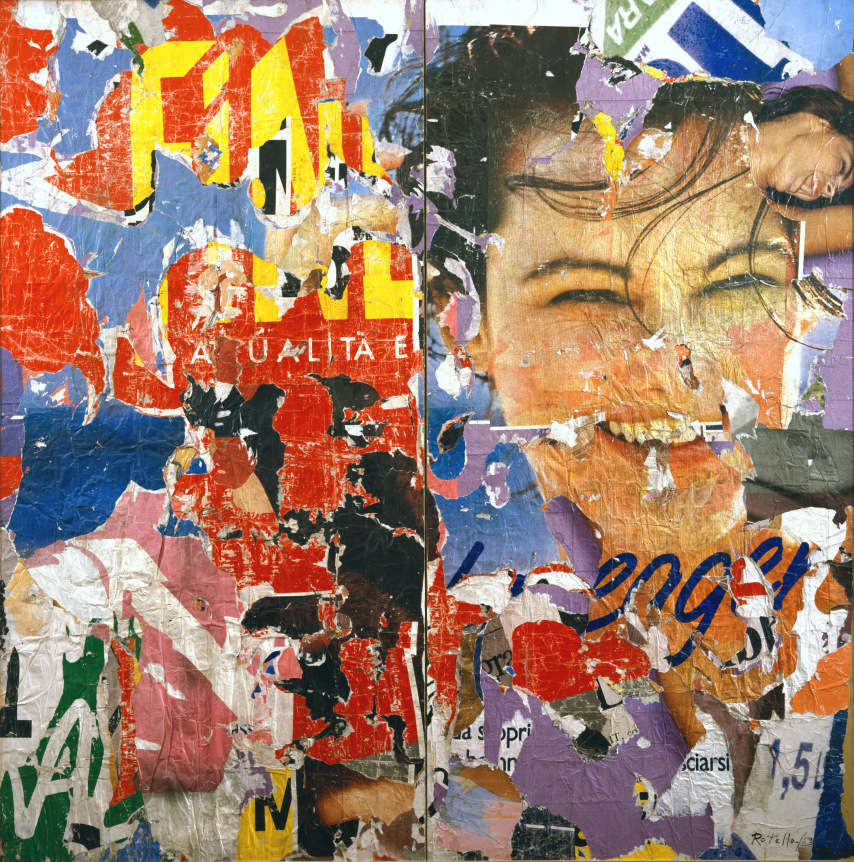 Untitled, 1959-1980, Collage on canvas&nbsp;