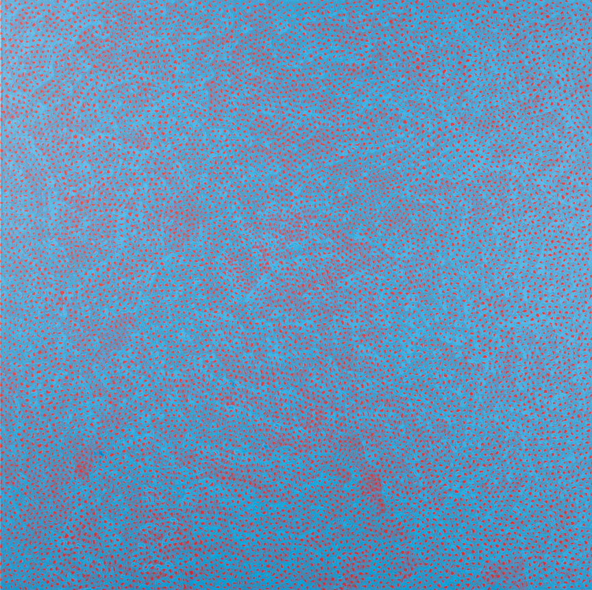 Infinity-Nets (ZSSATT), 2008, Acrylic on canvas