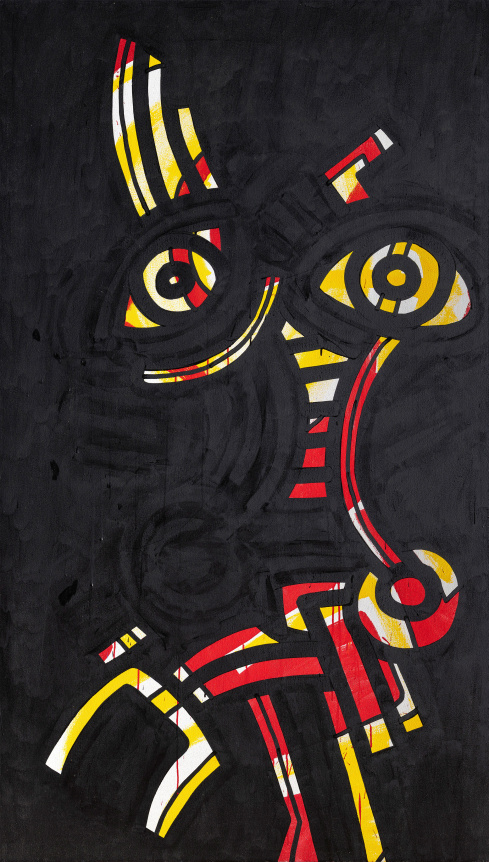 Red-Yellow-Blue #2, 1987, Acrylic on canvas