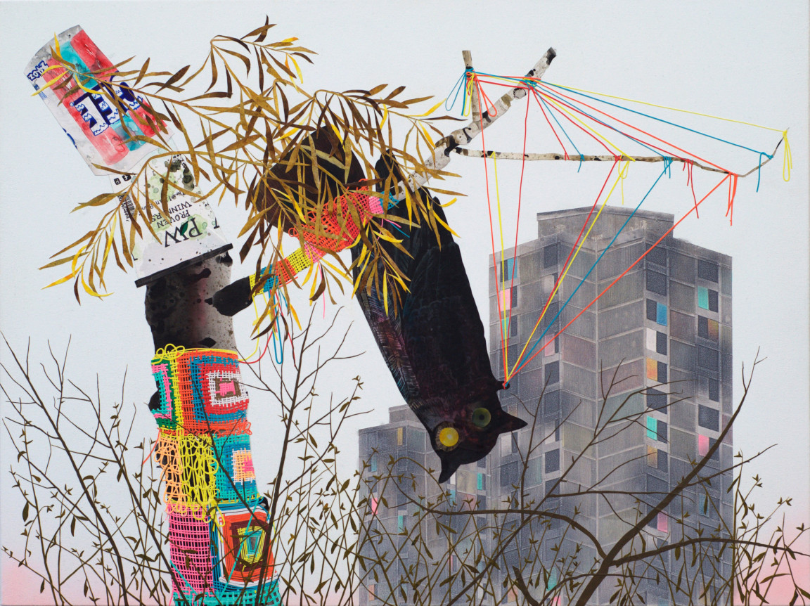 Decoy, 2015 Acrylic on canvas over panel