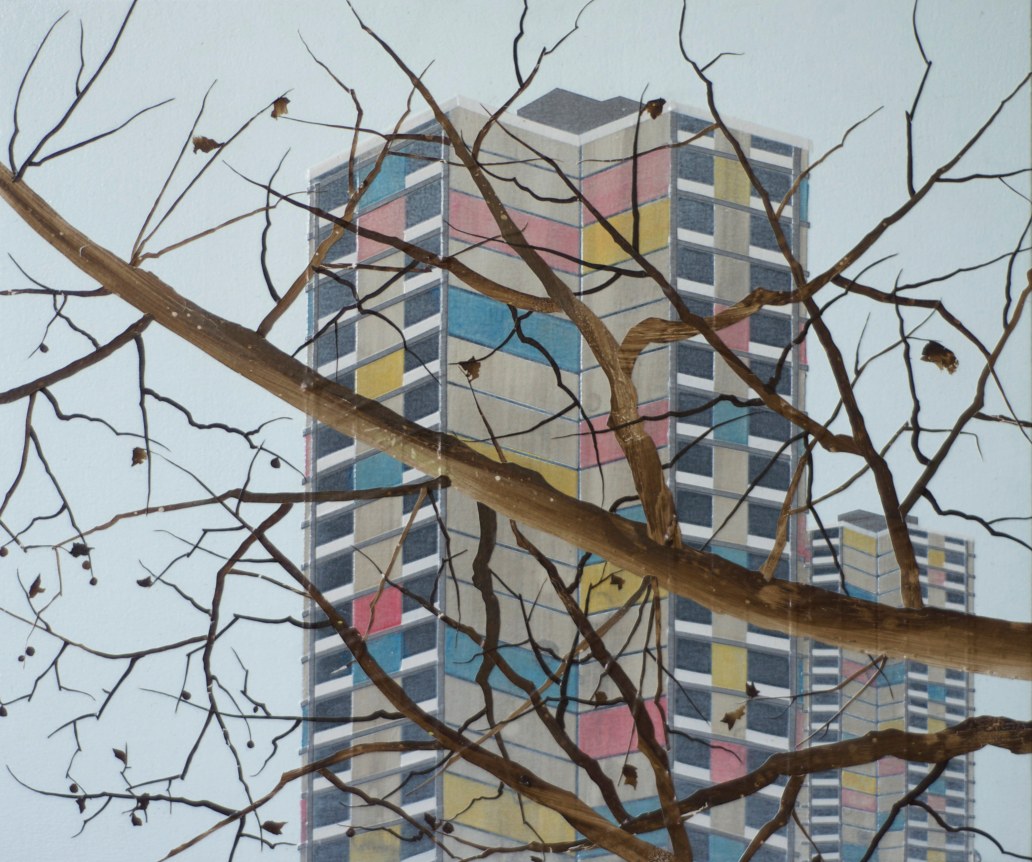 Untitled (Study for New Brutal Modernists), 2014