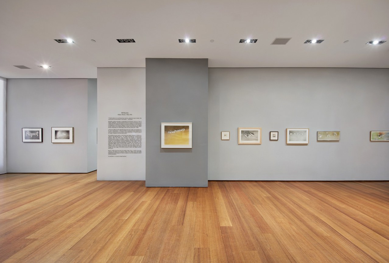 Ed Ruscha: Ribbon Words