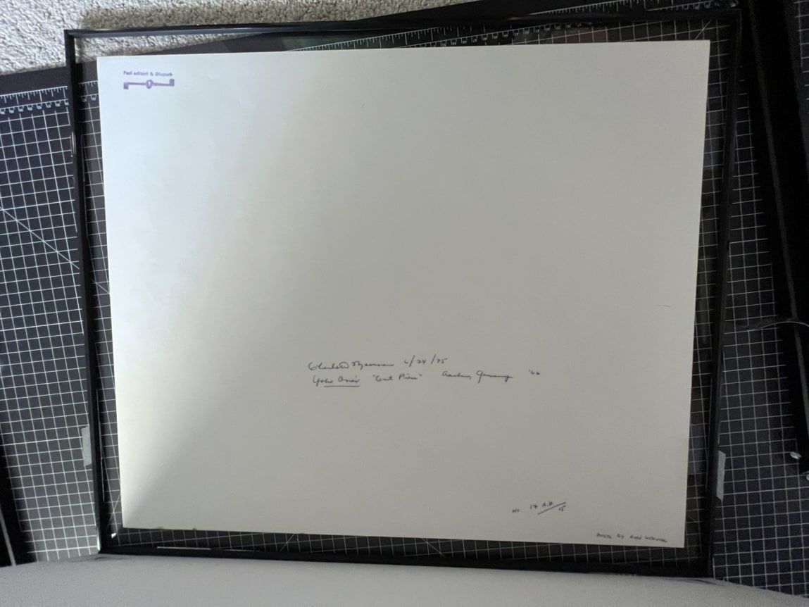 Yoko Ono's &ldquo;Cut Piece&ldquo; Performed by Charlotte Moorman, Alternate Projects