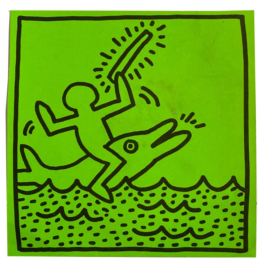 1983 Keith Haring 12-STICKER Catalogue