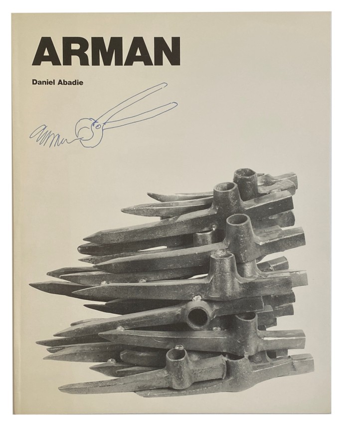 Arman UNIQUE drawing on catalogue Arman: L'&acirc;ge de fer et ses monuments,  Alternate Projects