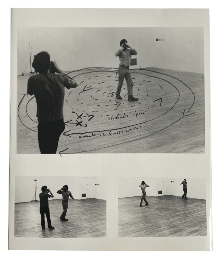 Dan Graham Two Correlated Rotations press photo, Alternate Projects