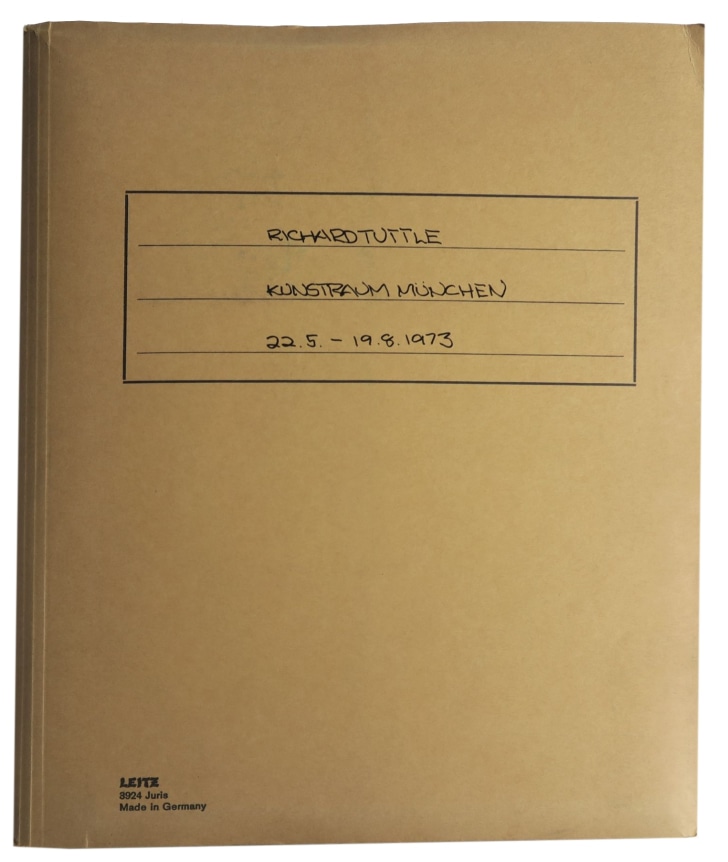 Richard Tuttle : Kunstraum M&uuml;nchen / 22.5 - 19.8, Alternate Projects