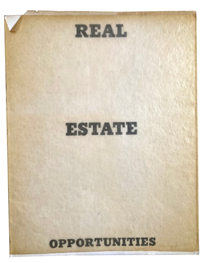 Ed Ruscha, Real Estate Opportunities, Alternate Projects