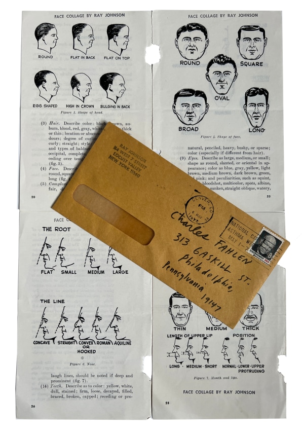 Face Collage with envelope