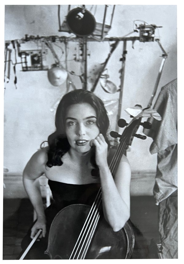 Charlotte Moorman photograph by Peter Moore, Alternate Projects