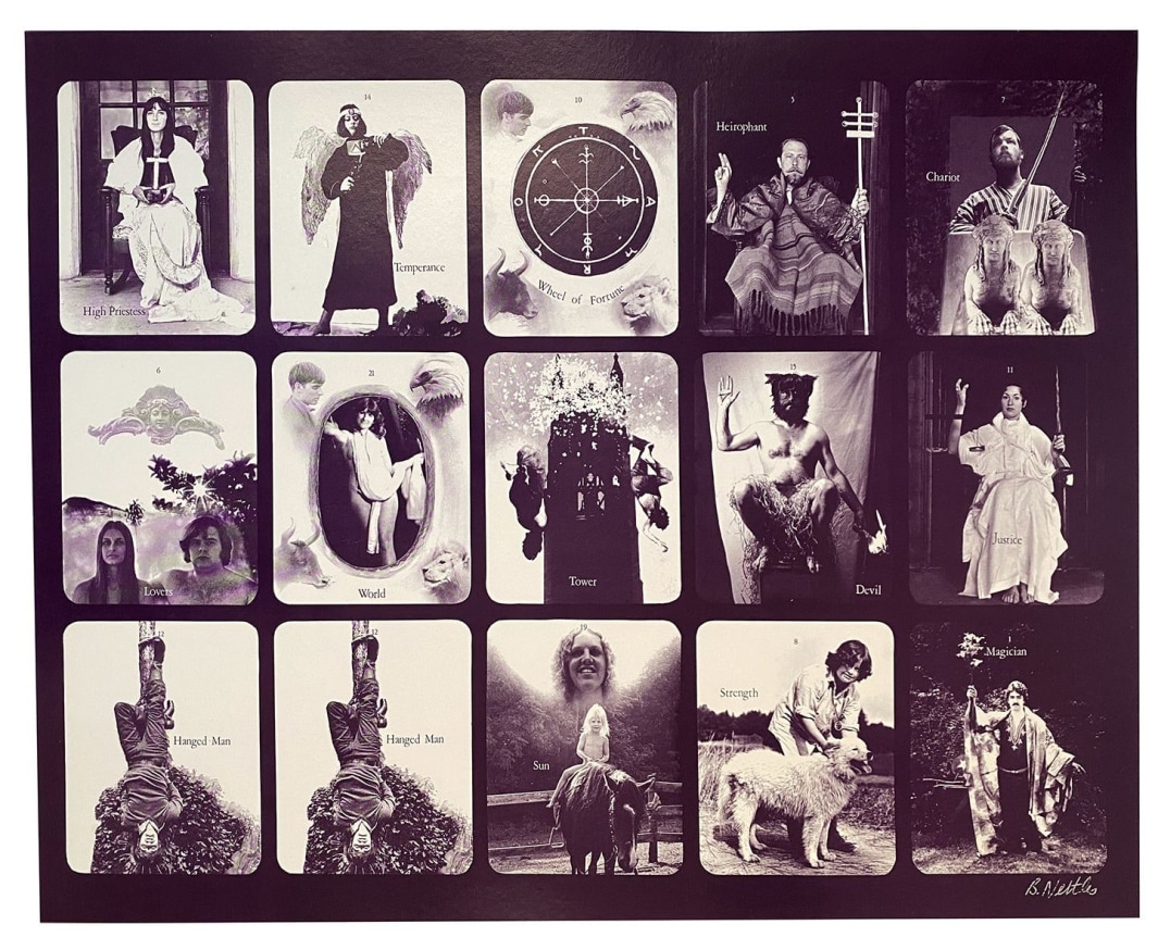 Bea Nettles Mountain Dream Tarot: Arcana Press Sheet, Alternate Projects