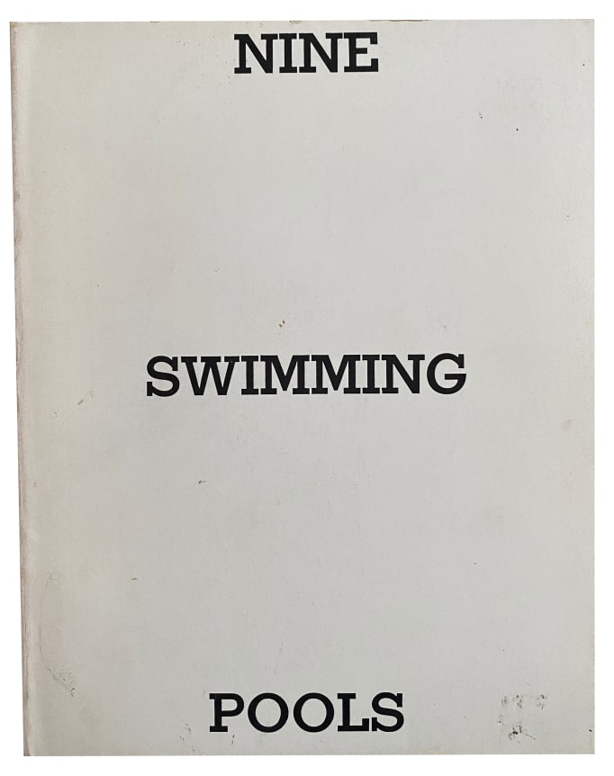 Ed Ruscha, Nine Swimming Pools and a Broken Glass, SIGNED, Alternate Projects