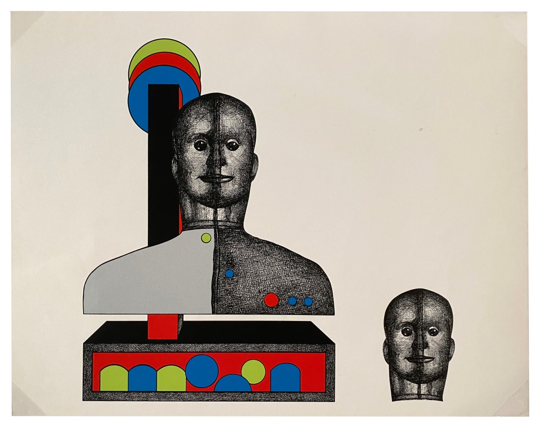 Paul Van Hoeydonck Oscar the Robot, Licht Editions/Serigraph Calendar, Alternate Projects