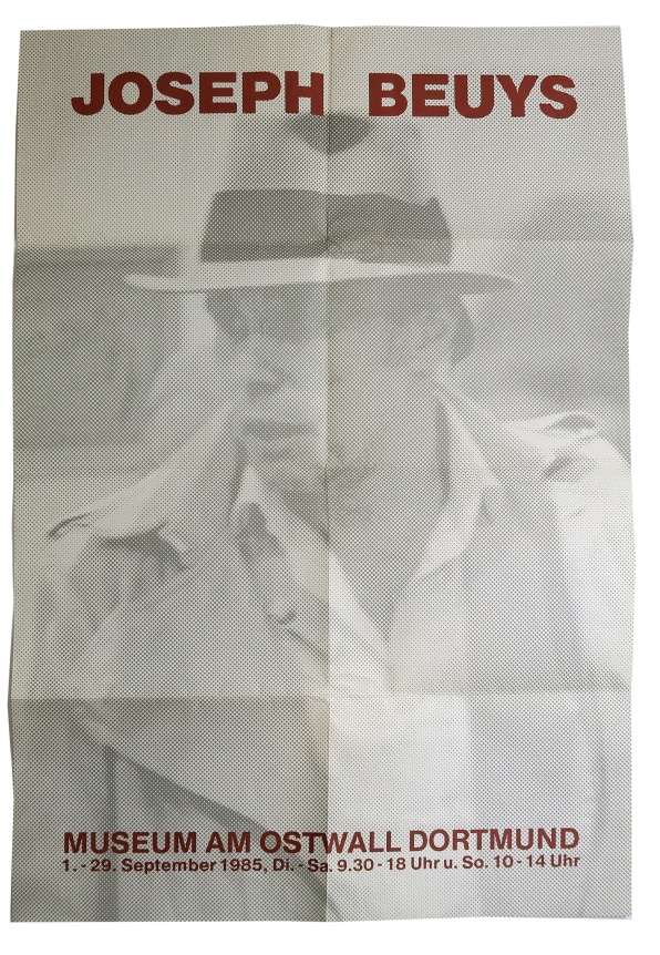 Joseph Beuys Museum Am Ostwall, Dortmund Germany, 1985 exhibition poster, Alternate Projects