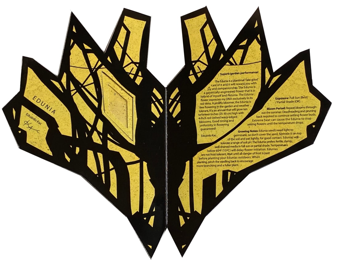 Eduardo Kac&nbsp; Edunia Seed Pack, Alternate Projects