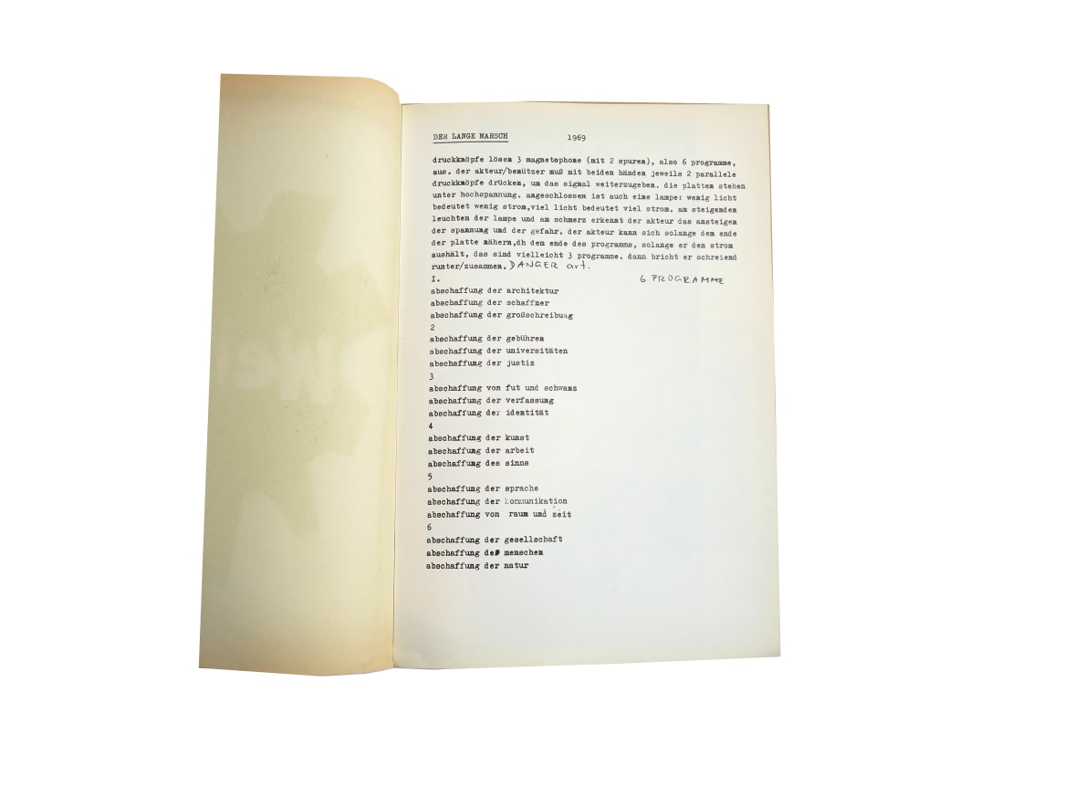 G&uuml;nter Brus, Die Schastrommel No.7, Alternate Projects