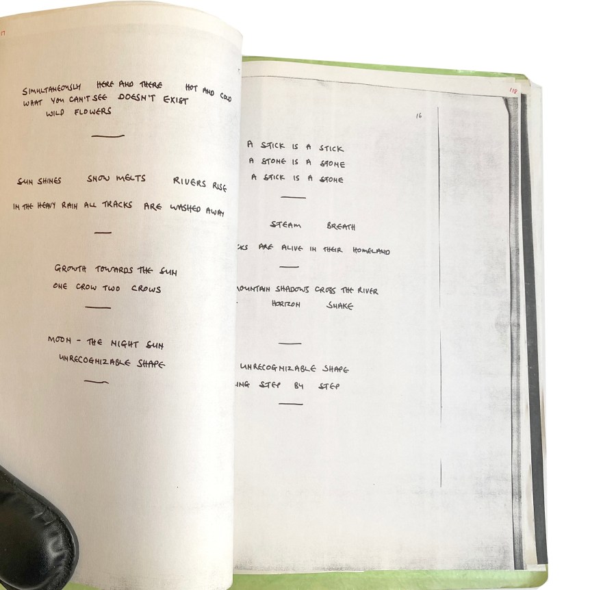 Hamish Fulton, 100 Walks, Alternate Projects