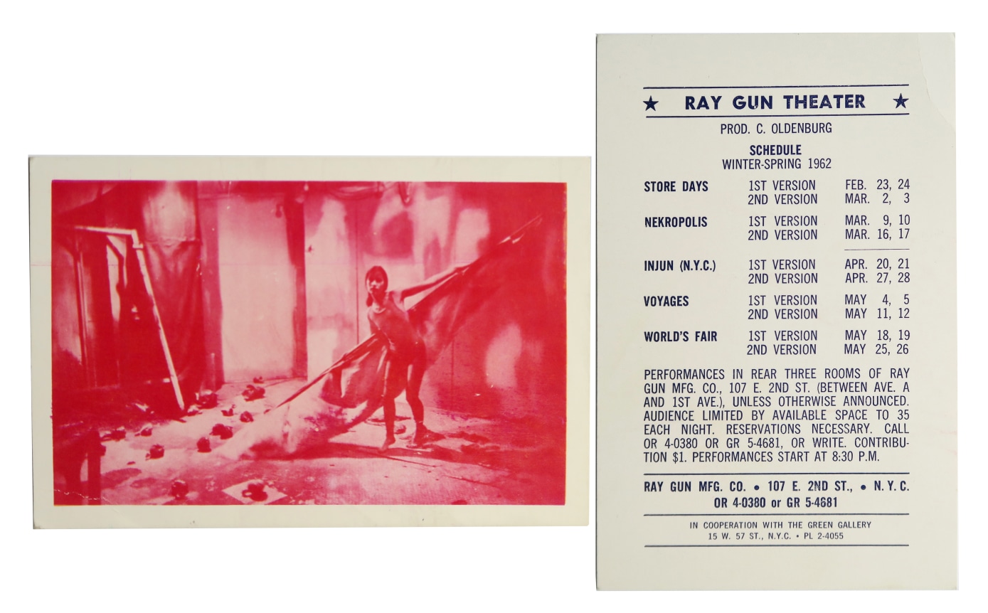 Claes Oldenburg, ​Ray Gun Theatre Schedule, Alternate Projects