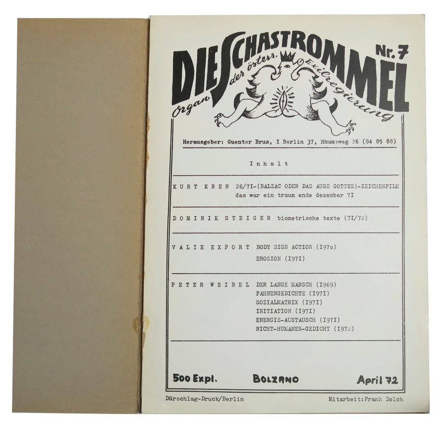 G&uuml;nter Brus, Die Schastrommel No.7, Alternate Projects