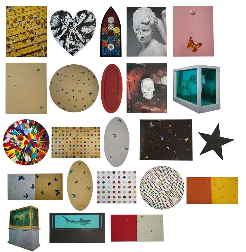 ダミアンハースト/Demien Hirst FOREVER（SMALL） Damien Hirst - “Beautiful Inside My Mind Forever” party