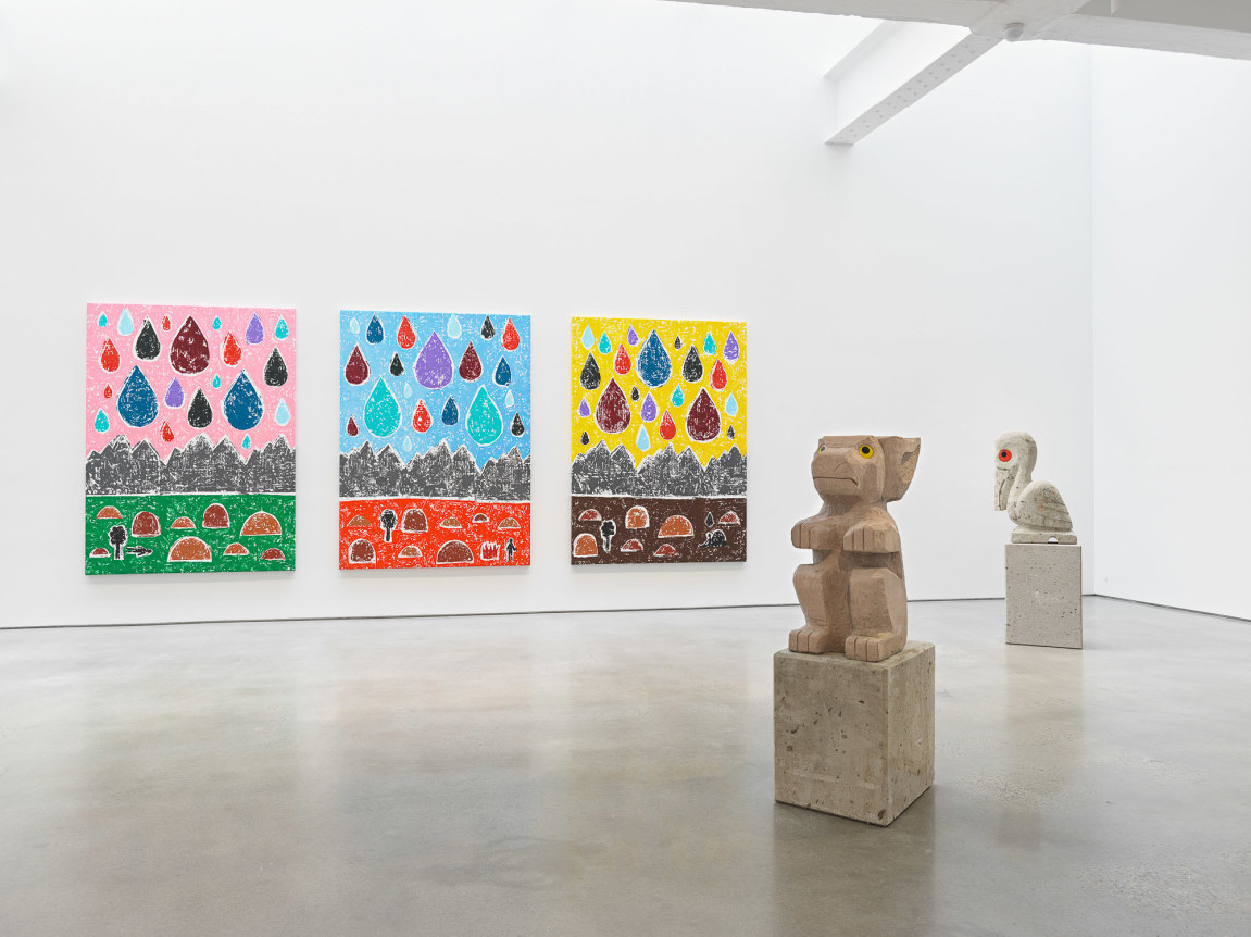 'Olaf Breuning: RAIN' Installation View