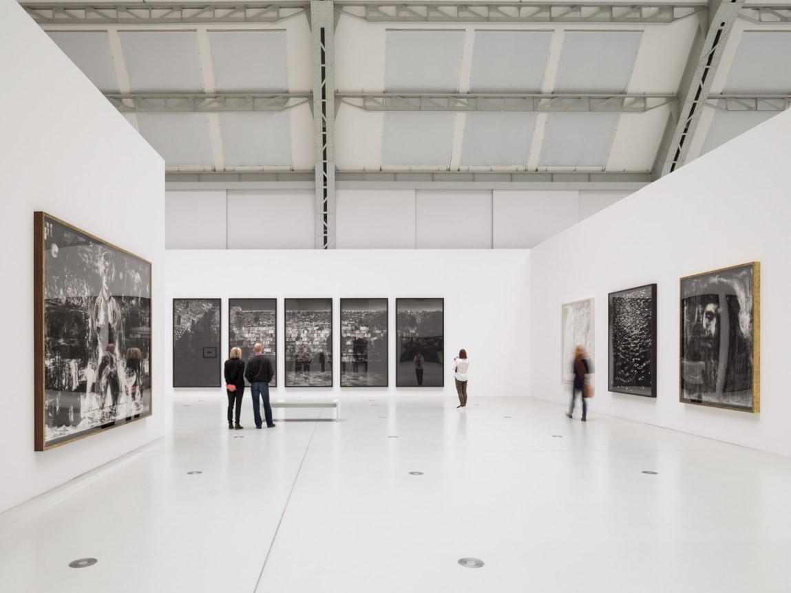 Proof: Francisco Goya, Sergei Eisenstein, Robert Longo. Installation view, 2018. Deichtorhallen Hamburg. Photo: Henning Rogge.