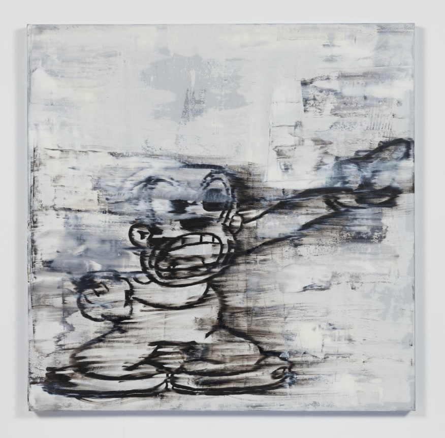 Gary Simmons painting More To The Point