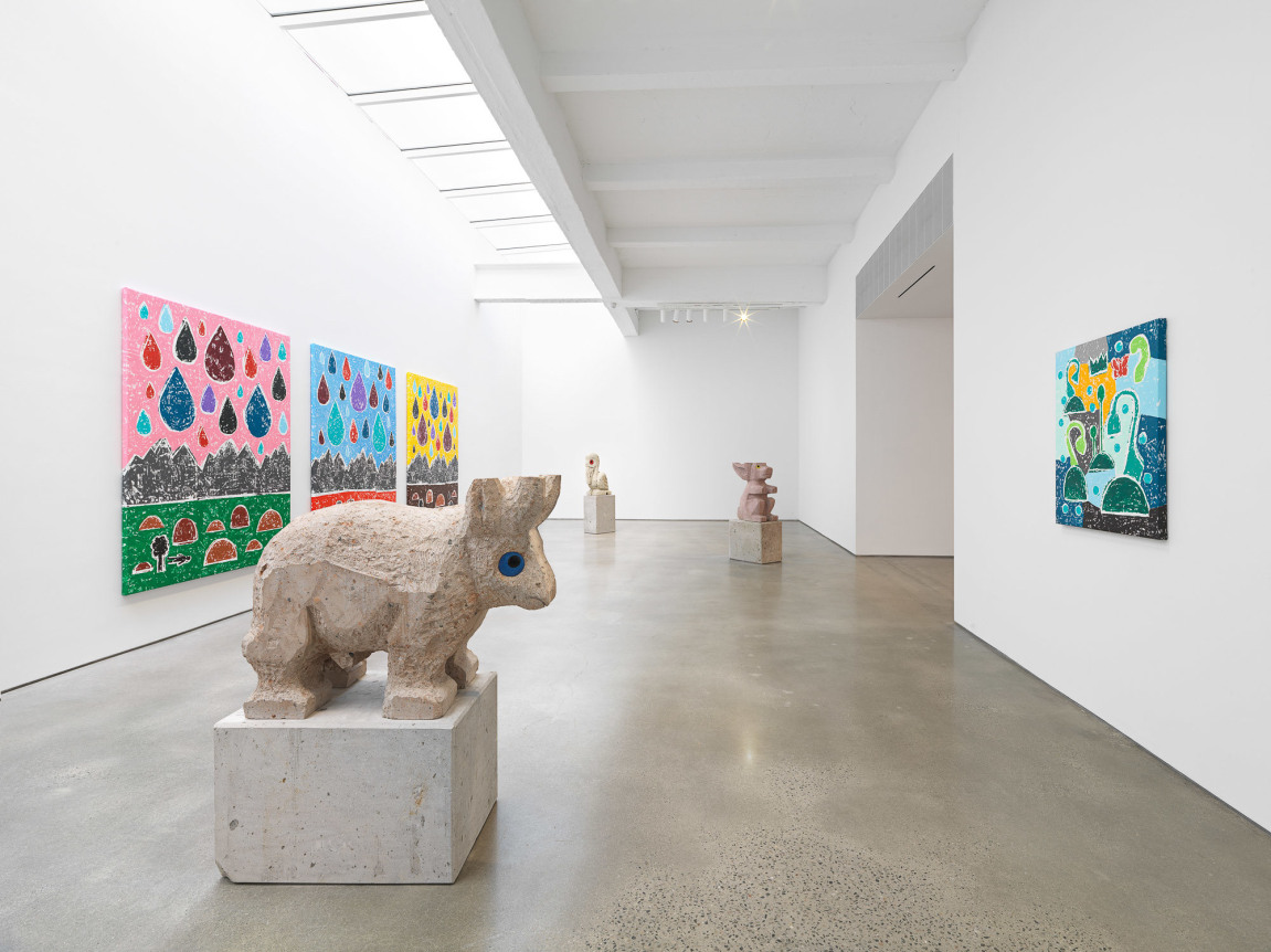 'Olaf Breuning: RAIN' Installation View
