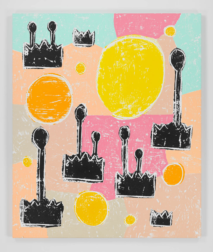 Olaf Breuning painting 'Somewhere Else'