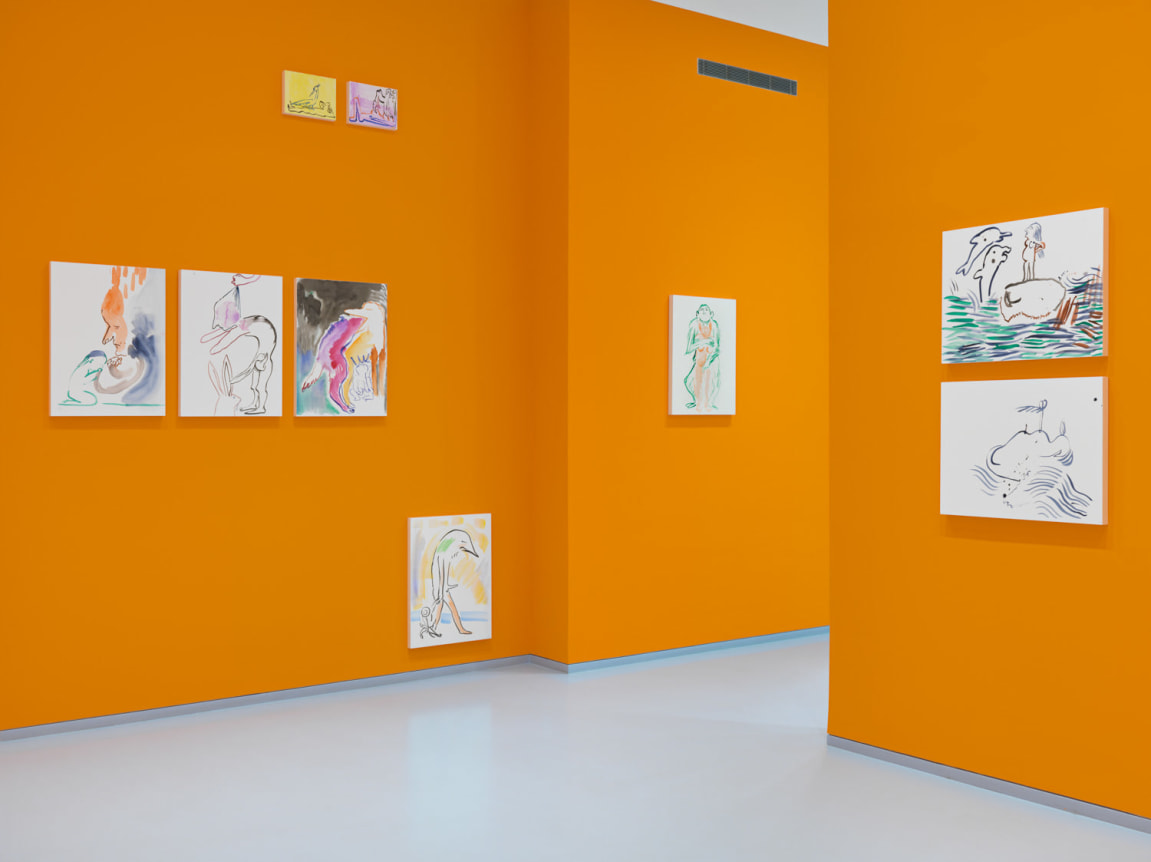 Born, Never Asked. Installation view, 2018. Metro Pictures, New York.
