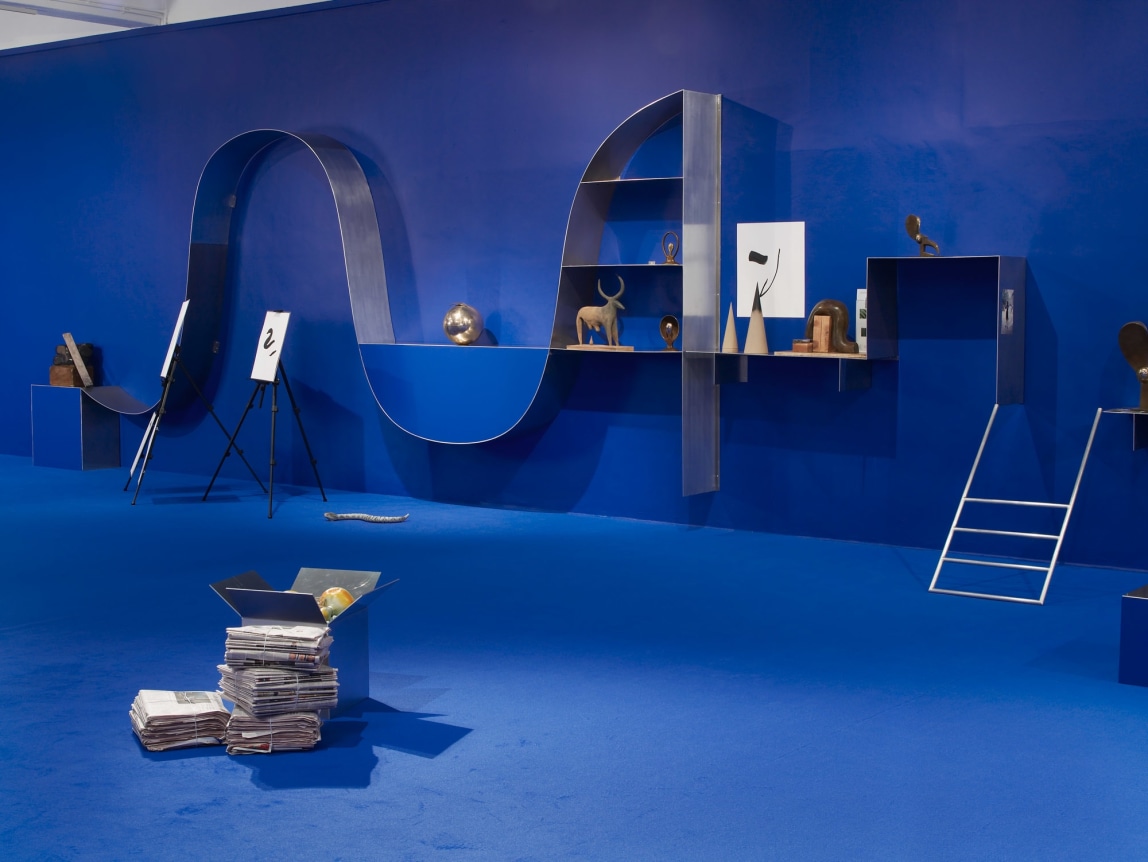The Pale Fox. Installation view, 2014. Chisenhale Gallery, London.
