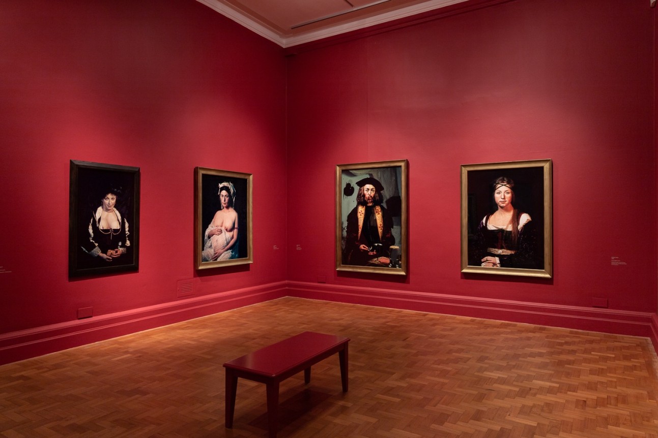 Cindy Sherman. Installation view, 2019. National Portrait Gallery, London.