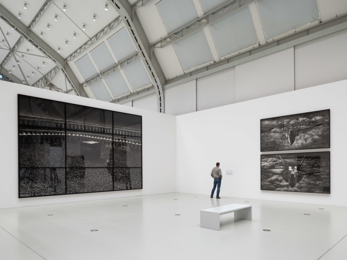 Proof: Francisco Goya, Sergei Eisenstein, Robert Longo. Installation view, 2018. Deichtorhallen Hamburg. Photo: Henning Rogge.