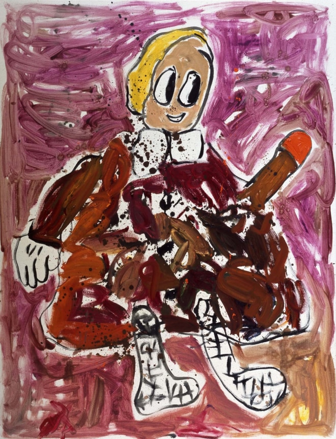 Untitled (Frau), 2007. Oil on canvas, 66.93 x 51.18 inches (170 x 130 cm).