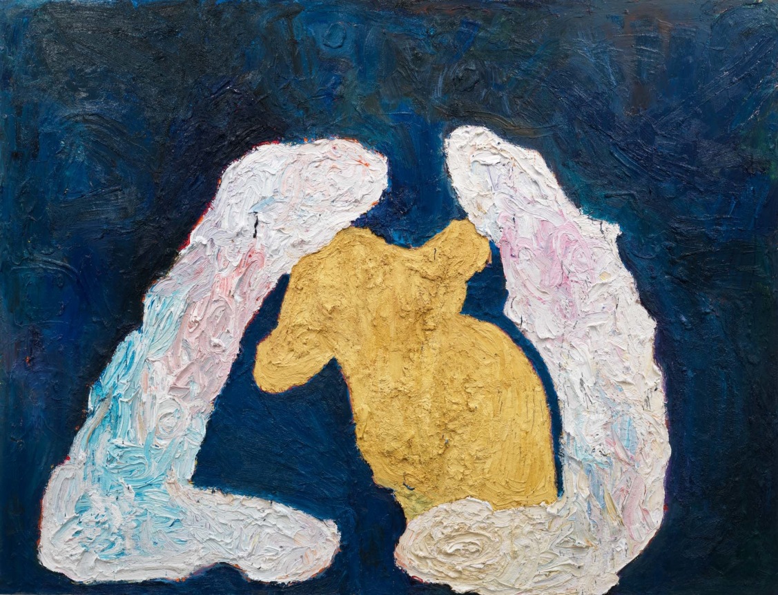 Grablegung von Winnie Puh (Entombment of Winnie the Pooh), 2010. Oil on canvas, 102 1/2 X 134 inches (260.4 x 340.4 cm).