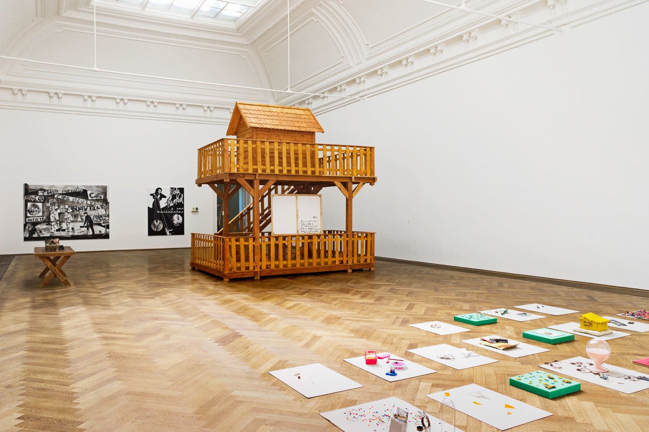 Pavilionesque. Installation view, 2013. Kunsthalle Basel. Photo: Serge Hasenböhler.