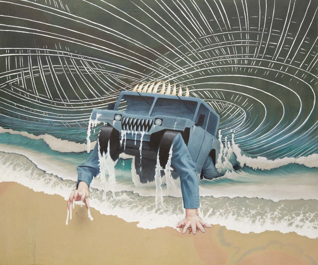 Daniel's Dream #1 (The Teeth of Steel), 2017
