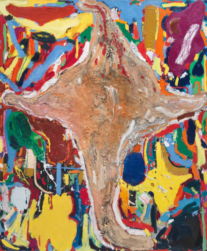 Nicht fürchten! (Don't Be Scared!), 2009. Oil on canvas, 110 1/2 X 90 1/2 inches (280.7 x 229.9 cm).