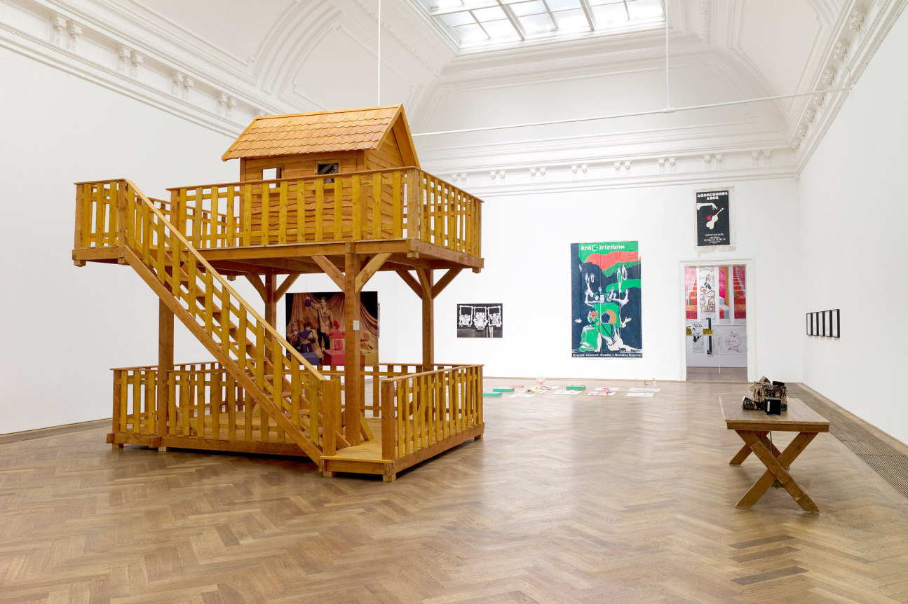 Pavilionesque. Installation view, 2013. Kunsthalle Basel. Photo: Serge Hasenböhler.