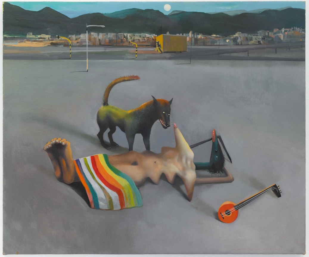 Sleeping Gypsy, 2019. Oil on linen, 19 11/16 x 23 5/8 inches (50 x 60 cm).