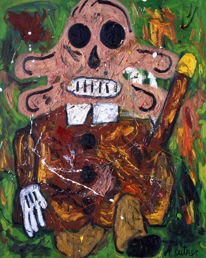 Untitled (Wanderer), 2007. Oil on canvas, 118.11 x 94.49 inches (300 x 240 cm).