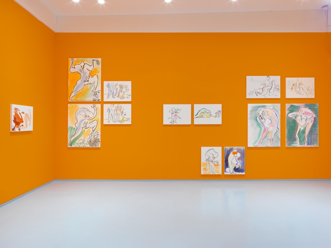 Born, Never Asked. Installation view, 2018. Metro Pictures, New York.