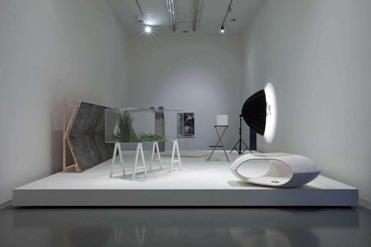 Sources in the Air. Installation view, 2013. Galleria d&#039;Arte Moderna e Contemporanea di Bergamo, Italy. Photo: Antonio Maniscalco.