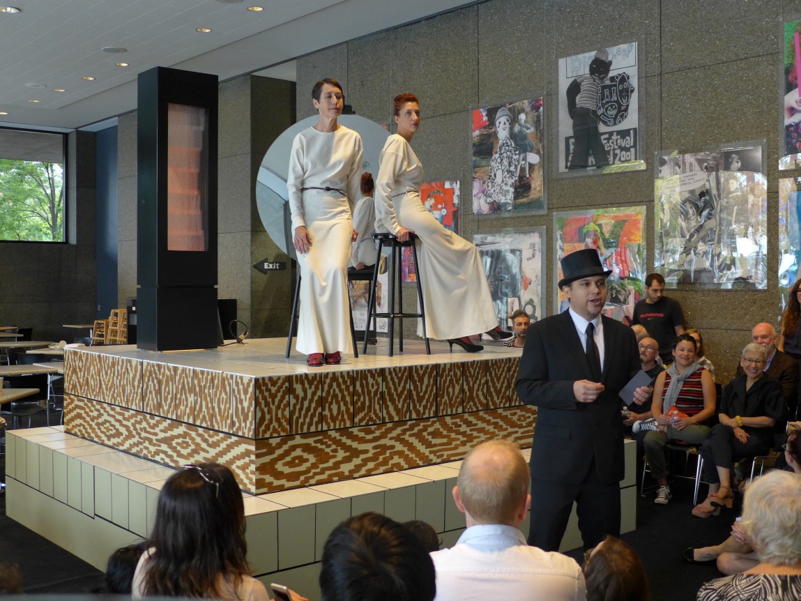 Museum Piece (For Margo Lovelace). Performance still, Carnegie International, 2013. Carnegie Museum of Art, Pittsburgh.